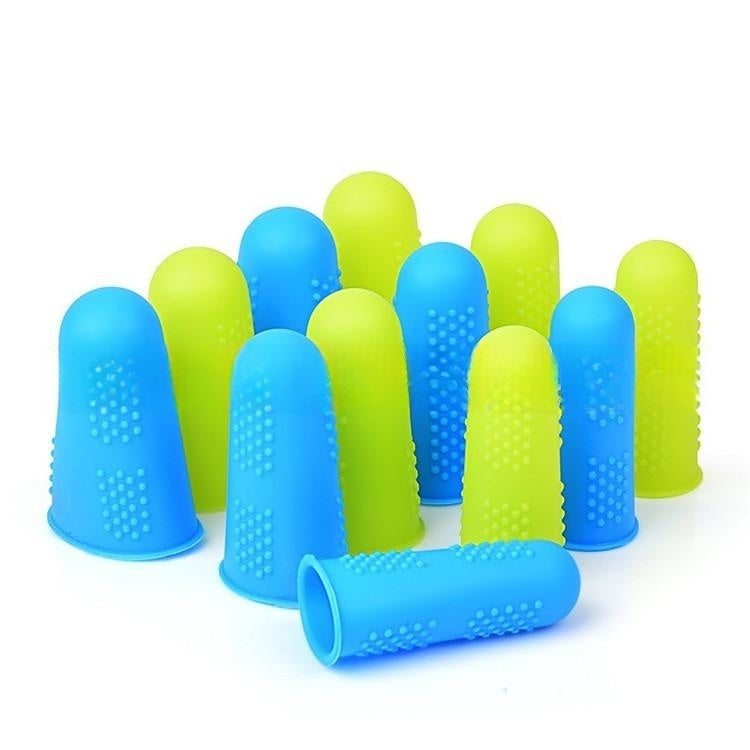 Silicone cNon-slip High Temperature Resistant Fingertip Protective Cover With Particles Three Yards Food Grade