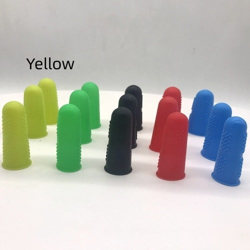 Silicone cNon-slip High Temperature Resistant Fingertip Protective Cover With Particles Three Yards Food Grade
