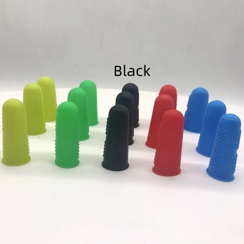 Silicone cNon-slip High Temperature Resistant Fingertip Protective Cover With Particles Three Yards Food Grade