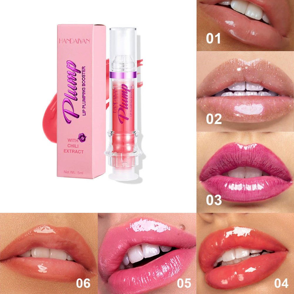New Tube Lip Rich Lip Color Slightly Spicy Lip Honey Lip Glass Slightly Spicy Lip Mirror Liquid Lipstick
