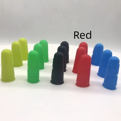 Silicone cNon-slip High Temperature Resistant Fingertip Protective Cover With Particles Three Yards Food Grade