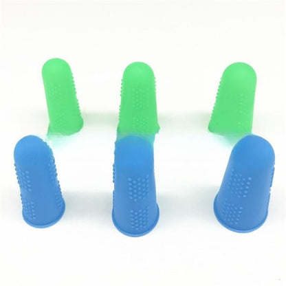 Silicone cNon-slip High Temperature Resistant Fingertip Protective Cover With Particles Three Yards Food Grade