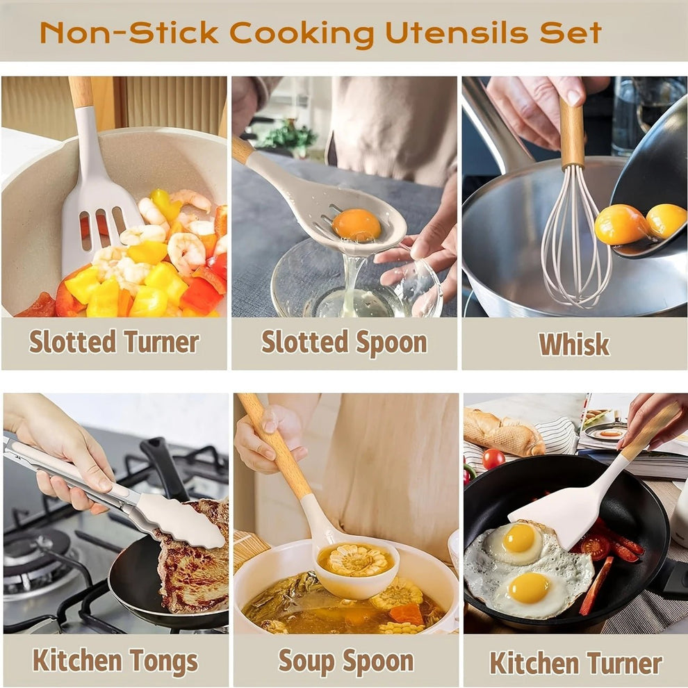 Kenaidi-Silicone Kitchen Set