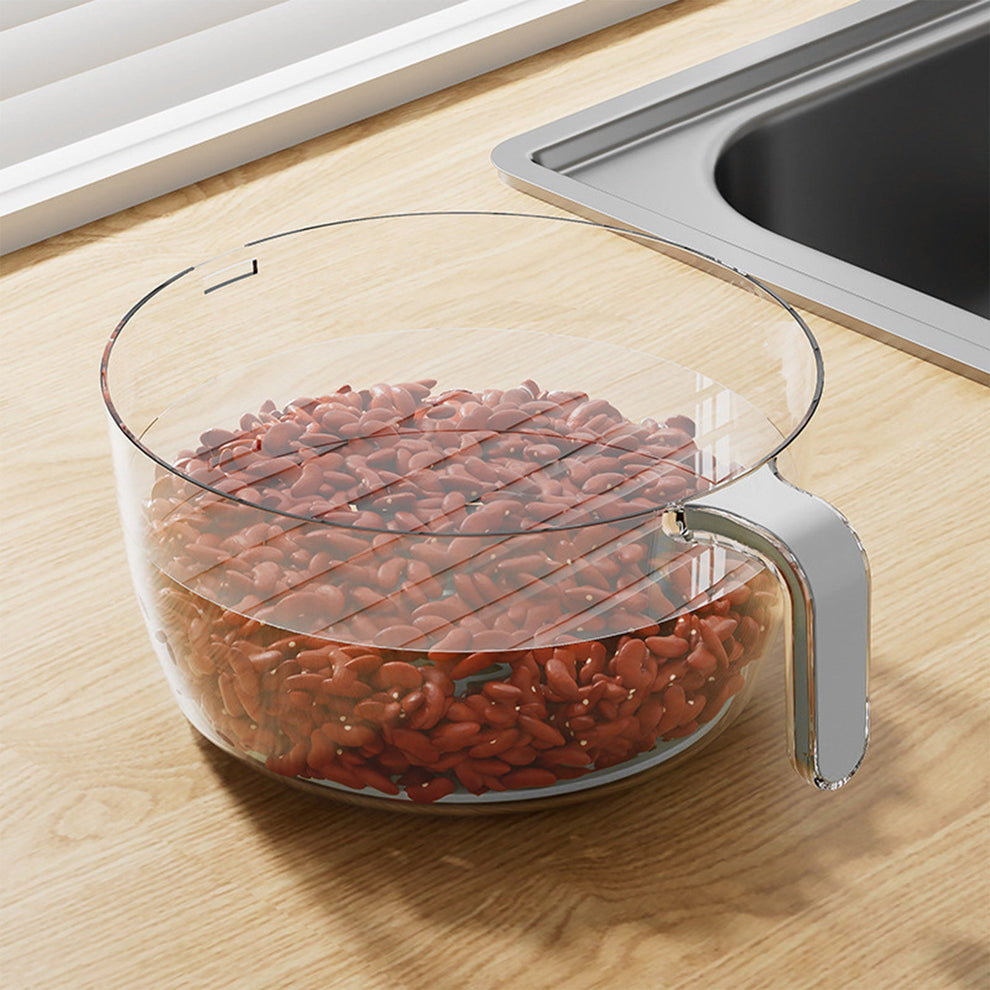 Multifunctional Kitchen Drainage Basket – Rice, Fruit & Vegetable Washer